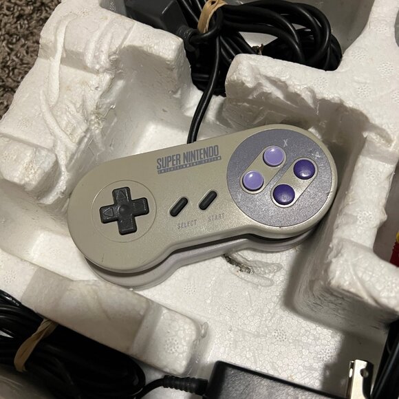 ZELDA 3 MISPRINT SNES- Super Nintendo Console Set With Original box - Picture 8 of 16